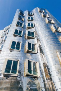 Building, Frank O. Gehry, Media Harbour, Harbour, Düsseldorf, North Rhine-Westphalia, Germany