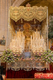 Processional table (Trono), Iglesia del Sagrario, Cathedral in Granada, Spain