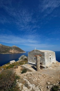 Church of Agios Nikolaos on the Laconian Gulf, Porto Kagio, Laconia, Peloponnese, Greece