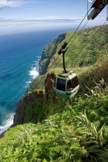 Steepest cable car in Achadas da Cruz, Teleférico das Achadas da Cruz, Achadas da Cruz, tourist