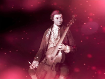 Carl Friedrich Abel, 1723? – 1787, German composer, digitally edited according to a painting by