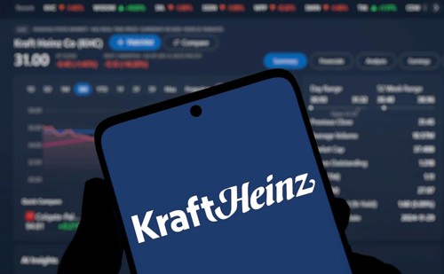 Dhaka, Bangladesh- 5 Dec 2024: Kraft Heinz logo is displayed on smartphone. Kraft Heinz is an