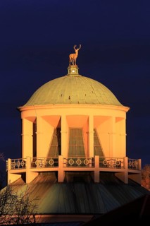 Kunstgebäude Stuttgart, Württembergischer Kunstverein, Winter Evening, Stuttgart,
