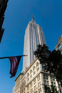 Empire state building, architecture, skyscraper, Manhattan, New York City, USA