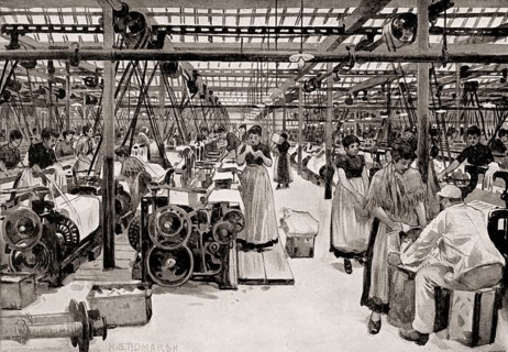 Richard Haworth and Co., cotton industry, Manchester, England, UK, 19th century