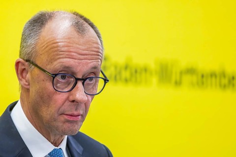 Federal Chancellor Friedrich Merz (CDU) . portrait. Annual event on the BW Automotive Industry