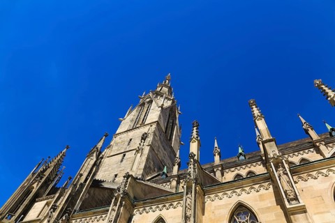 St Mary's Church Reutlingen, sacred building built from 1247 to 1343, cultural monument, Gothic