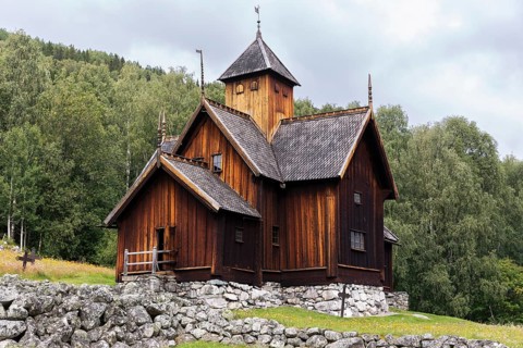 Stave church, Uvdal, Numedal, Norway