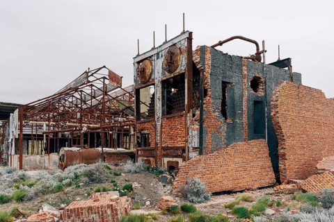 Abandoned Swift factory, The Swift refrigerator in Puerto San Julián, Puerto San Julián, Santa Cruz