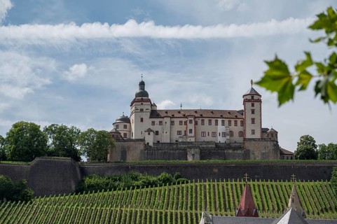Marienberg Fortress, residence of the Würzburg prince-bishops from 1253 to 1719, rebuilt as a