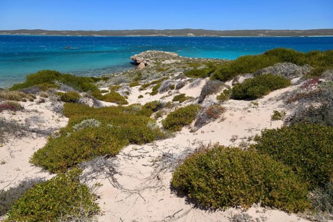 Landscape on Dirk Hartog Island, Dirk Hartog Island National Park, named after the Dutch navigator