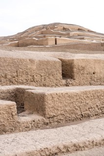 Adobe pyramids at Cahuachi, Cahuachi ceremonial center, Nazca, Peru