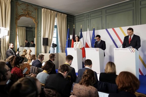 Annalena Bärbock (Alliance 90/The Greens), Federal Foreign Minister, Stephane Sejourne, Minister