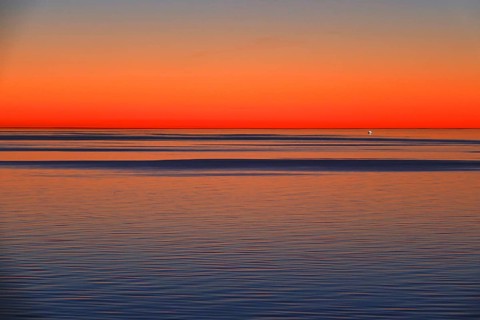 Beautiful sunrise on the Baltic Sea, Rügen, Mecklenburg-Vorpommern, Germany