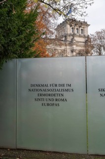 Memorial to the Sinti and Roma Murdered under National Socialism, Memorial, Reichstag Building,