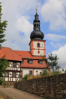 Cathedral of the Rhön, Protestant church, Helmershausen, municipality of Rhönblick, district of