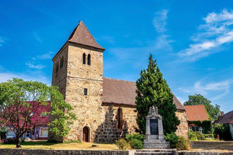 Hohenbucko village church, Elbe-Elster district, Brandenburg, Germany