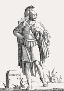 Maximinus Thrax or Maximinus I, Gaius Julius Verus Maximinus Augustus, c. 173 – 238, Roman Emperor