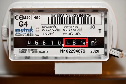 Electricity meter, alternating current meter, energy meter, EnBW, building services, Stuttgart,