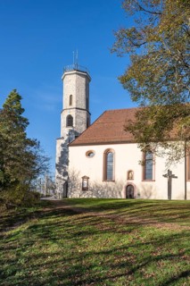 The Roman Catholic Church of the Holy Trinity, pilgrimage church on the 985 metre-high