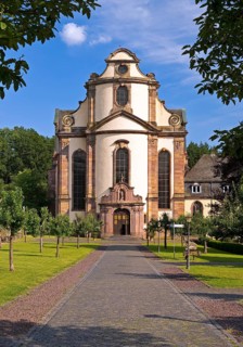 Himmerod Abbey, abbey church and abbey building, Cistercian abbey, municipality of Grosslittgen,