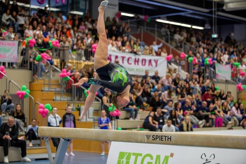 German Gymnastics League (Bundesliga) for woman, 1st competition day 2025 in Mannheim***Emma