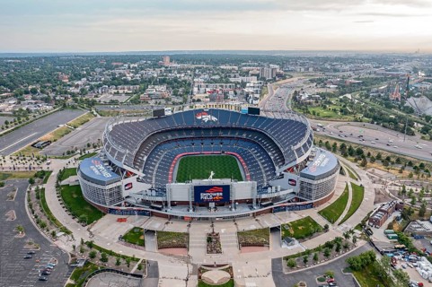 Denver, Colorado, Empower Field at Mile High, home of the Denver Broncos football team. The stadium