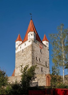 Castle tower, castle, Haag Castle, Haag in Upper Bavaria, Bavaria, Germany