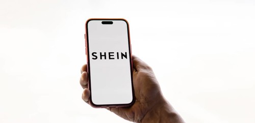 Dhaka, bangladesh- 26 Nov 2024: Shein logo is displayed on smartphone.Shein is a fast fashion