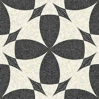 Mosaic tiles, repeating pattern. Vector template