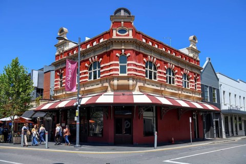 Street scene in the historic centre of Freemantle, Western Australia, Australia