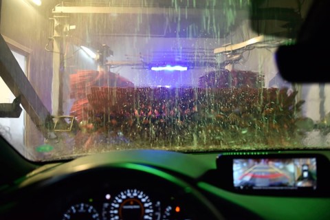 Car wash in the car wash, car wash tunnel