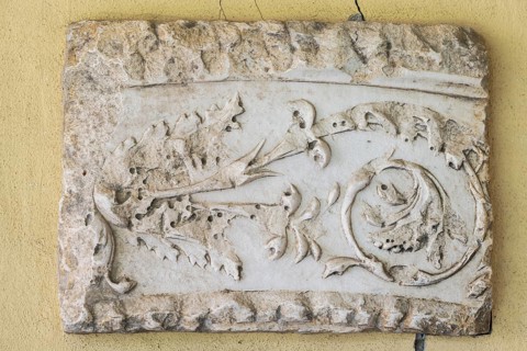 Fragment of a slightly curved frieze with tendrils, Städtisches Lapidarium, City of Stuttgart,
