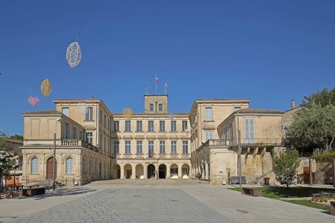 Château de Simiane, pennant chain, decoration, castle, chateau, Valréas, Valreas, Vaucluse,