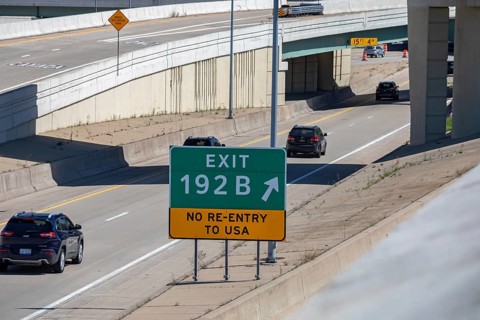 Detroit, Michigan - Dozens of immigrants have been arrested after taking the wrong lane at the