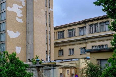 Former company Film Ferrania, lost Place, Cairo Montenotte near Savona, Liguria, Italy