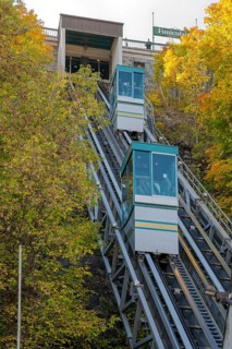 Funiculaire du Vieux-Québec funicular railway Quebec Canada