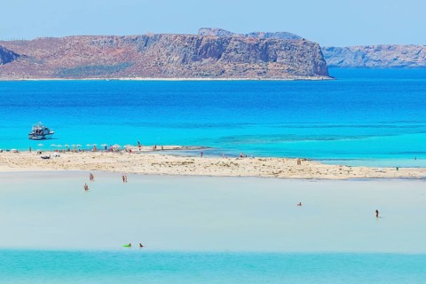 Balos bay, Gramvousa Peninsula, Chania, Crete, Greece