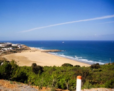 View to the south along the Atlantic coast of Cape Spartel, Morocco, North Africa 1999