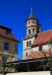 Tower of St Michael's Church, Neunkirchen am Brand Monastery, Augustinian Canons Monastery,
