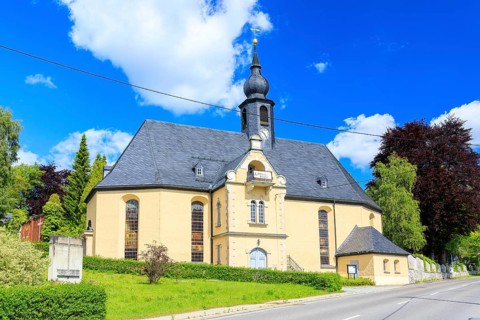 Church of the Saviour in Bärenstein, Erzgebirge, Saxony, Germany