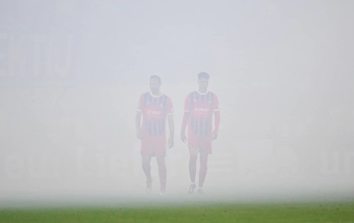 Benedikt Gimber 1. FC Heidenheim 1846 FCH (05) and Mathias Honsak 1. FC Heidenheim 1846 FCH (17) in