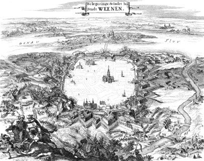Plan of the Siege of Vienna, 1683