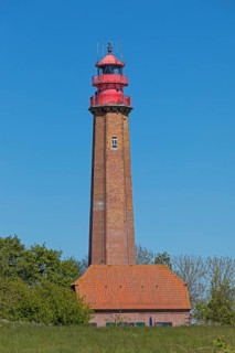 Lighthouse, house, Flügge, Fehmarn, Schleswig-Holstein, Germany