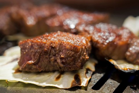 Japanese wagyu meat, steak, expensive delicacy also called Matsusaka beef, Kobe beef, Yonezawa beef