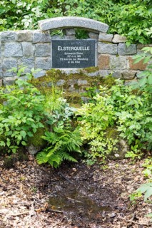 Elster spring, the source of the Black Elster, south of Elstra, near the district of Kindisch,