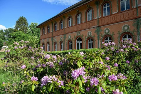 Pheasant Castle in the Pheasant Garden, Karlsruhe, Baden-Württemberg, Germany