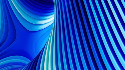 Colorful, flowing lines form a captivating abstract background, showcasing dynamic geometric shapes