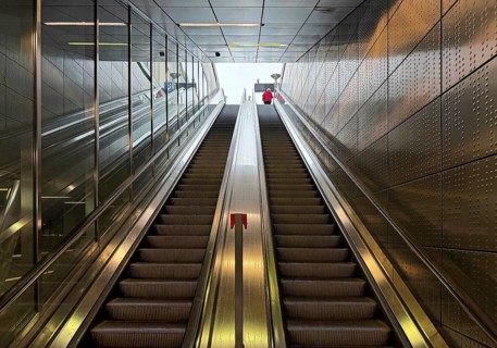 Benrather Straße subway station, Werhahn line, designed by artist Thomas Stricker, Düsseldorf,
