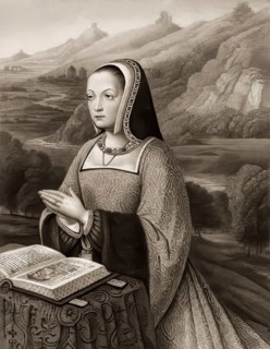 Queen Anne of Brittany, digitally altered